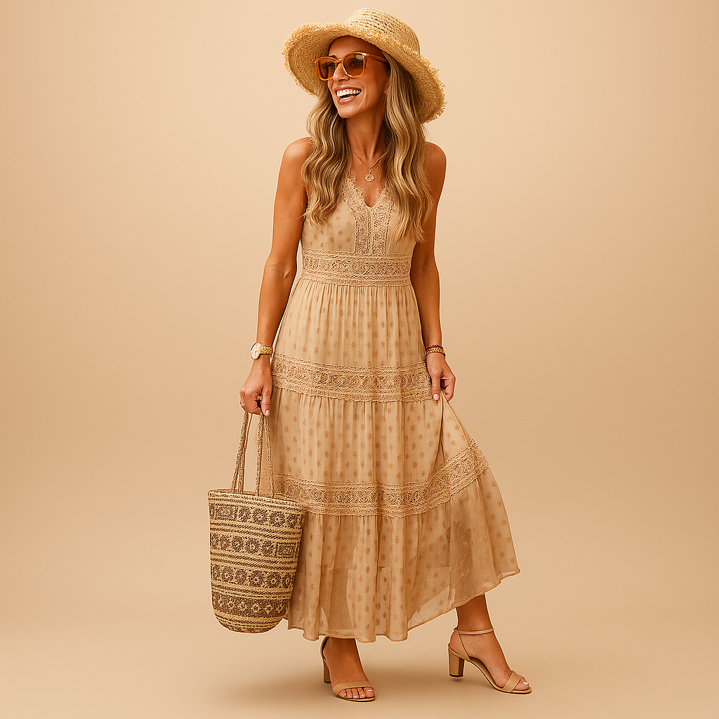 Yara | Boho letnia sukienka w stylu Ibiza dla kobiet