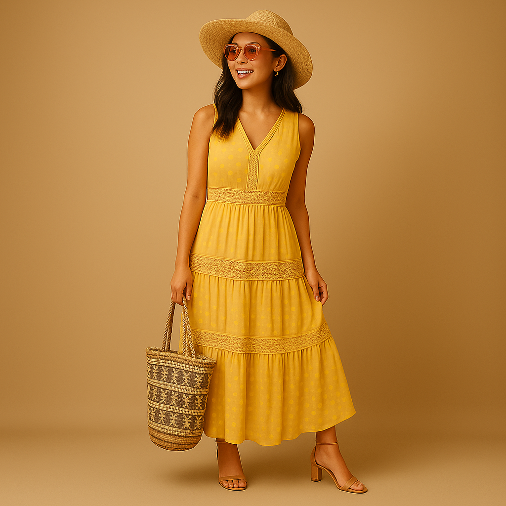 Yara | Boho letnia sukienka w stylu Ibiza dla kobiet