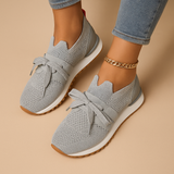 Casual sneakers z sznurowadlami i miekka wkladka dla kobiet | Maud