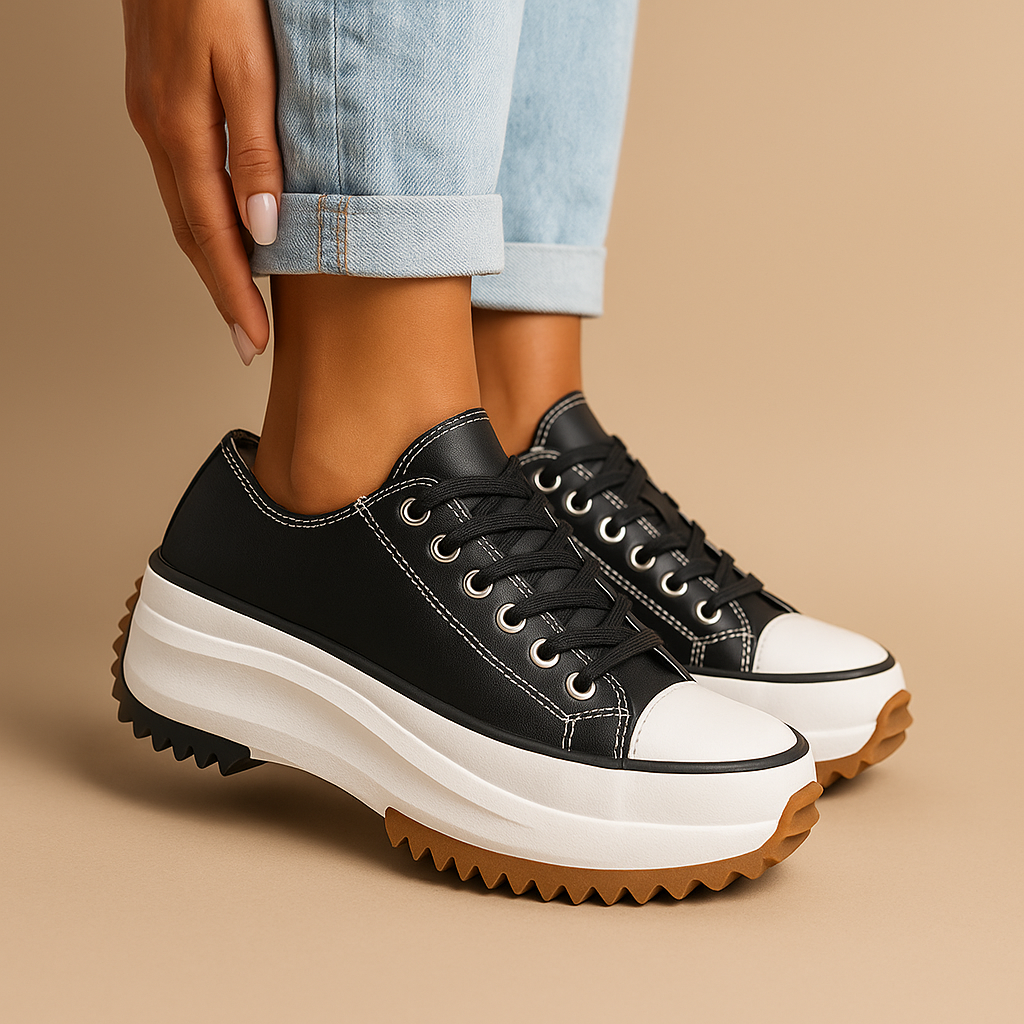 Sneakers na platformie z gruba podeszwa dla kobiet | Elin